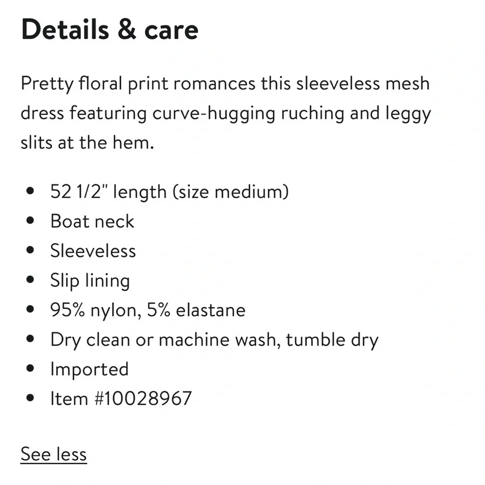 NEW Free People Carmel Floral Mesh Dress Midnight Combo
